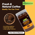 Wayanad Robusta Coffee Powder  100% Pure Ground Coffee, No Chicory, Medium Roast Kerala Coffee WayanSpices