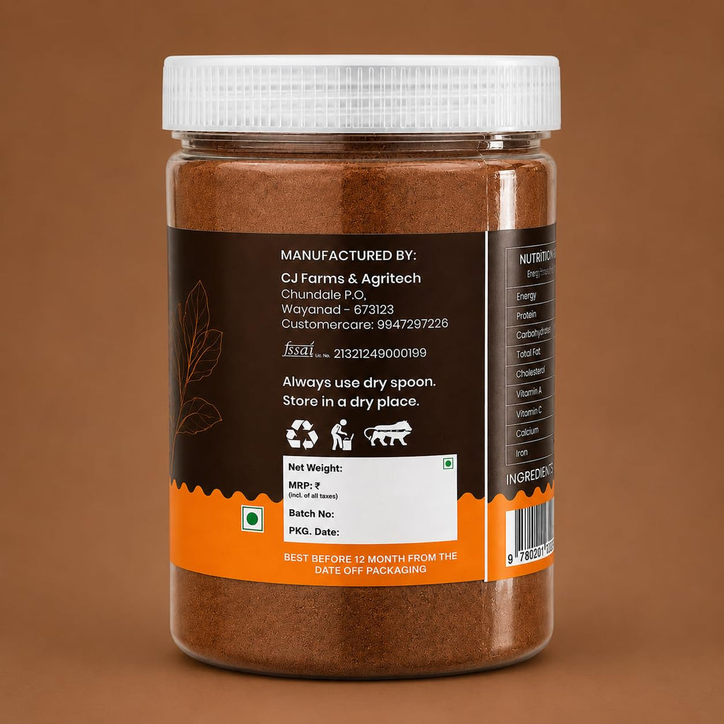 Wayanad Filter Coffee Powder 200g — 70% Robusta 30% Chicory | Medium Roast South Indian Blend