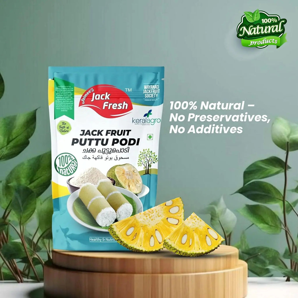 Jaimee's Jack Fresh Jackfruit Puttu Podi 400g – 100% Natural Healthy & Nutritious Puttu Mix Jaimee's Jack Fresh