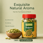Wayanad Green Cardamom 100g — Bold 8mm Elaichi Pods | No Artificial Colour