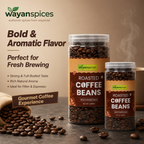 Wayanad Robusta Coffee Beans 400g – Whole Bean Medium Roast, Fresh Kerala Coffee, Bold & Aromatic