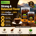 Robusta Filter Coffee Powder 70% Coffee 30% Chicory | Wayanad Kerala Medium Roast Coffee | Strong South Indian Blend with Rich Aroma | Freshly Packed