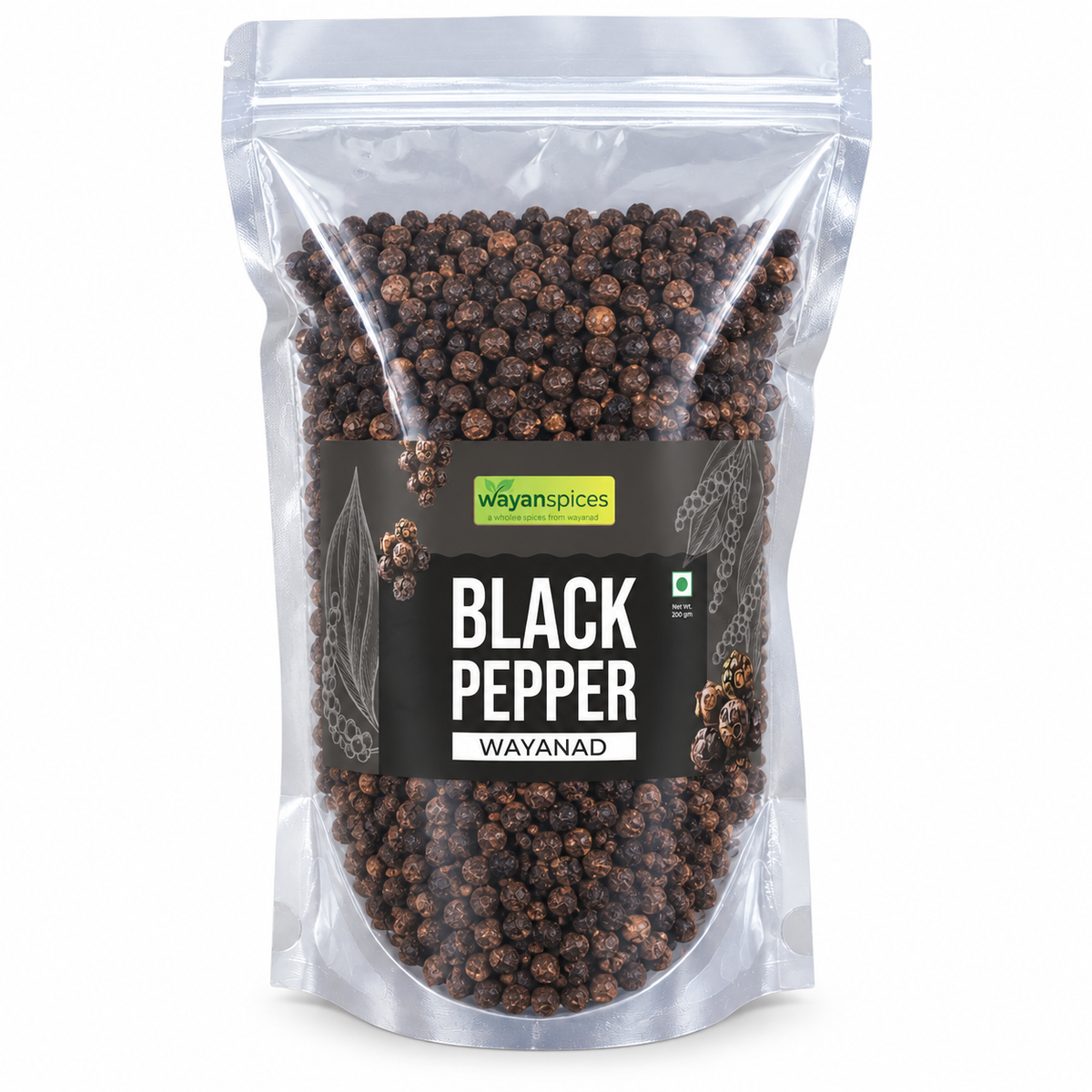 Wayanad Whole Black Pepper — Bold & Aromatic | Single Origin Kali Mirch