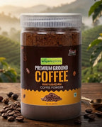 Wayanad Robusta Coffee Powder  100% Pure Ground Coffee, No Chicory, Medium Roast Kerala Coffee WayanSpices