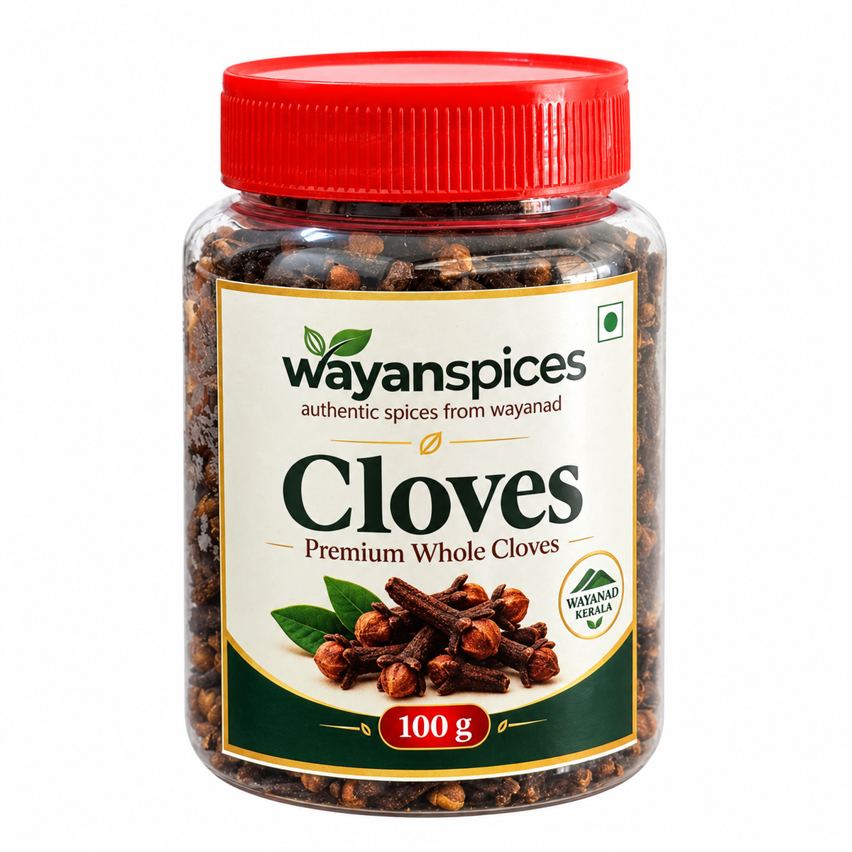 WAYANSPICES Premium Whole Cloves 100g | Aromatic Laung (Grambu) | Whole Clove Spice for Cooking, Biryani, Masala Chai & Indian Recipes  Copy Title
