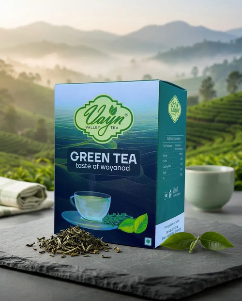 Green Tea 100g – Premium Wayanad Green Tea Leaves | Refreshing Natural Healthy Tea wayanSpices