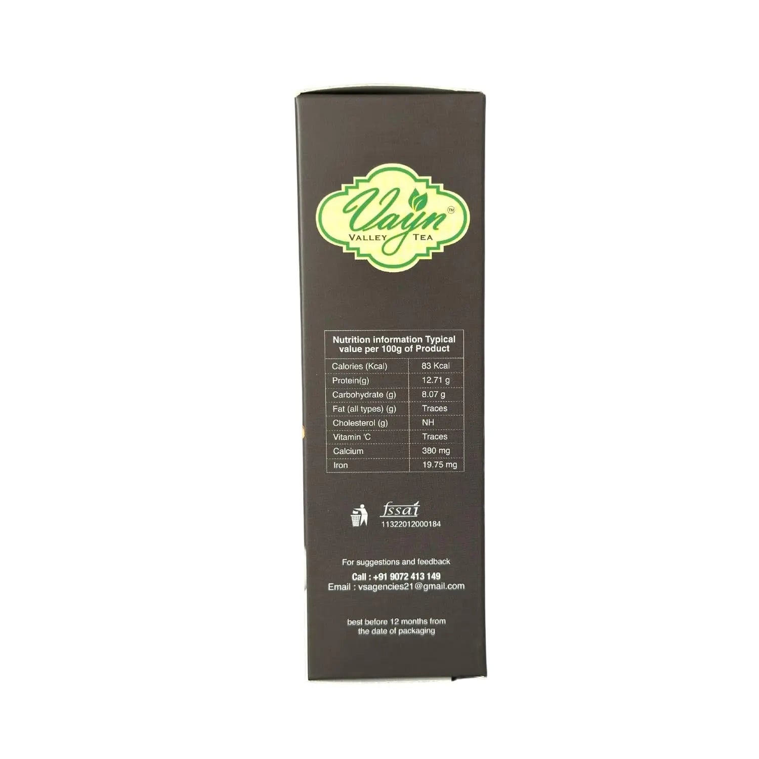 Wayanad Chocolate Flavoured Chai Tea 200g – Natural Chocolate Tea, Rich & Aromatic Kerala Chai