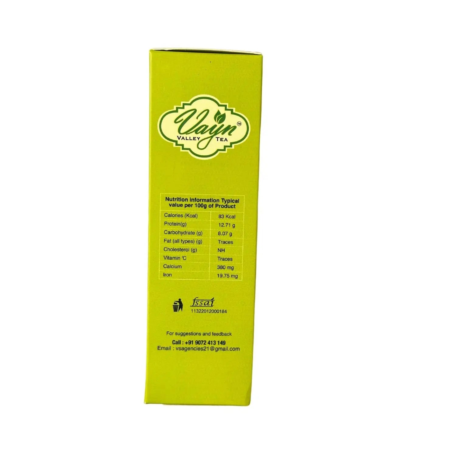 Wayanad Lemon Flavoured Chai Tea 200g – Natural Lemon Tea, Refreshing Kerala Chai